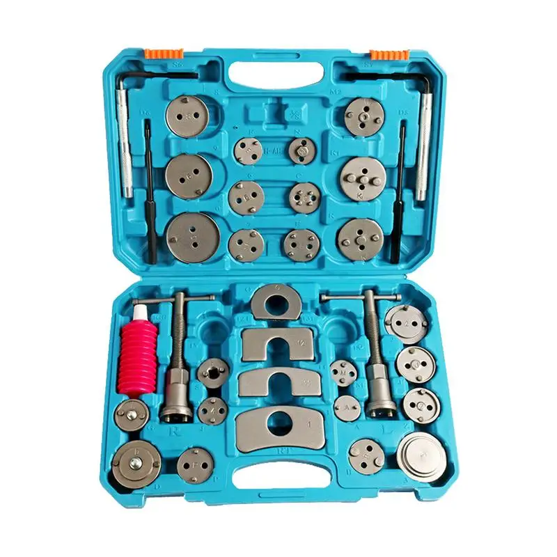 

Brake Bleeder Adapter Set Caliper Piston Compressor Tool Precision Processed Mechanic Tools With A Sturdy Carrying Case