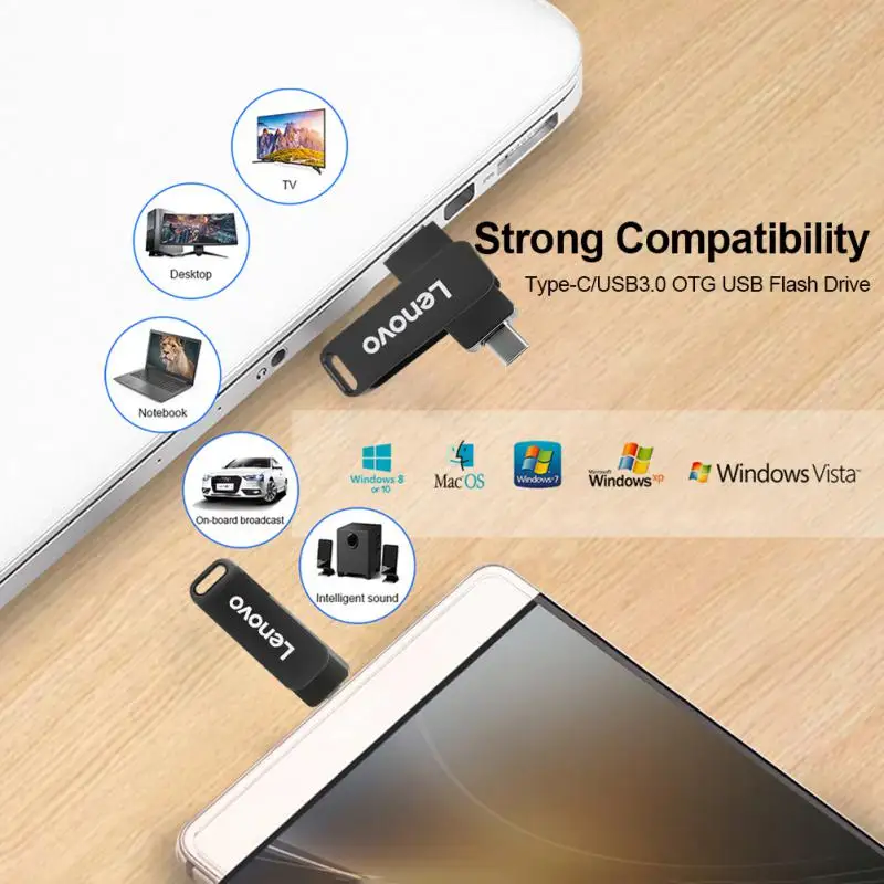 Lenovo Flash Drive Usb 3.2 Super High Speed Metal Transfer U Disk Pen Drive 64TB 8TB Waterproof Type C Disk SSD USB pen drive,usb flash drive,flash drive