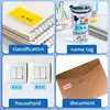 10 Sheet Waterproof Self Adhesive Label Assorted Stickers Removable Label Stickers Name Tag Bottle File Document School Supplies 4
