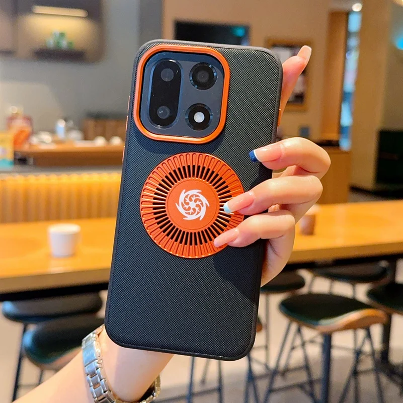 Magnetic Graphene Cooling Case with Elevated Protective Camera Ring