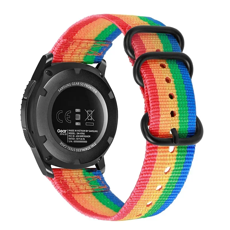 Versatile 22mm Nylon Watch Strap – Premium Bracelet