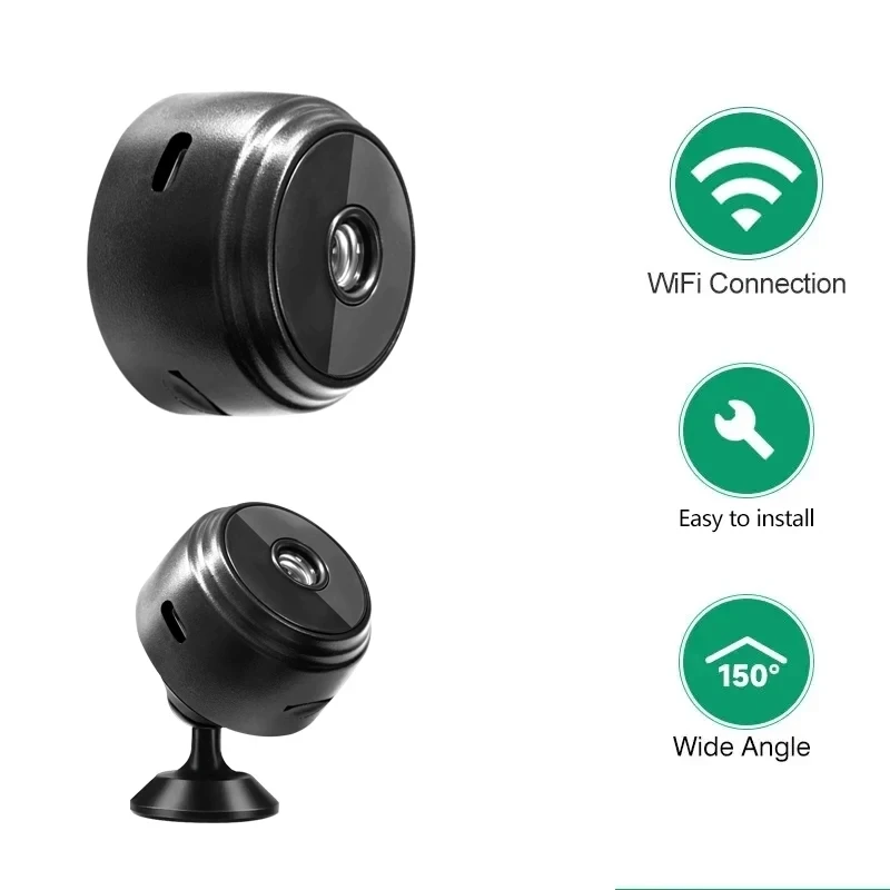 A9 Mini Camera HD 720P Intelligent Home Security IP WiFi Camera Monitor Mobile Remote Application