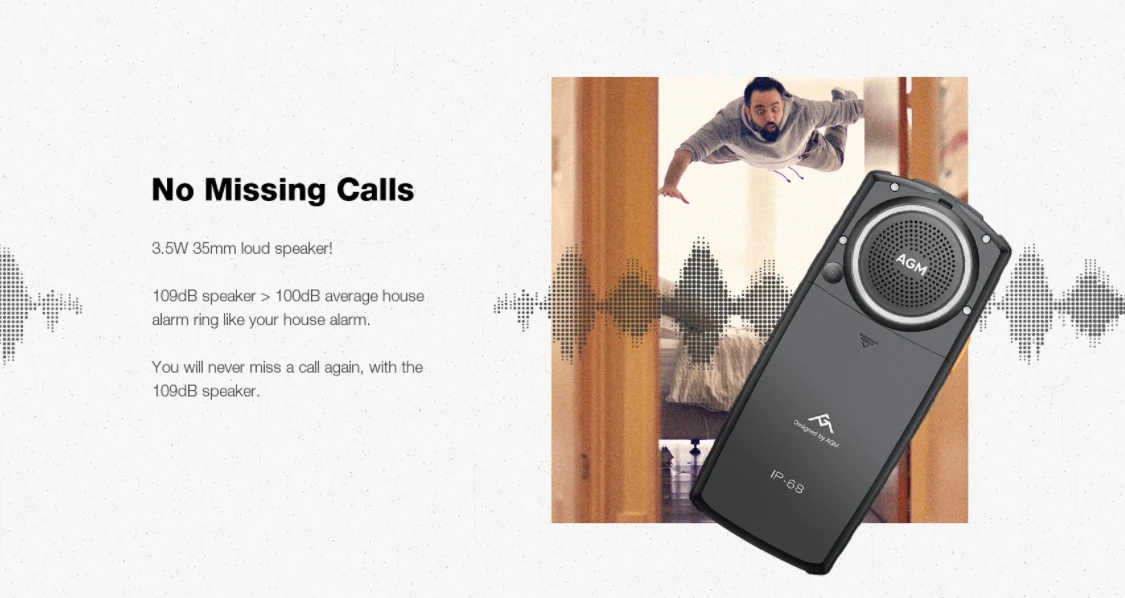 M9 Bands AG Rugged Feature Cell Phone, 4G Basic Obile