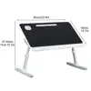 Laptop Bed Tray Table, Height Angle Adjustable Laptop Bed Stand, Portable Lap Desk with Foldable Legs, Foldable Lap Tablet Table 2