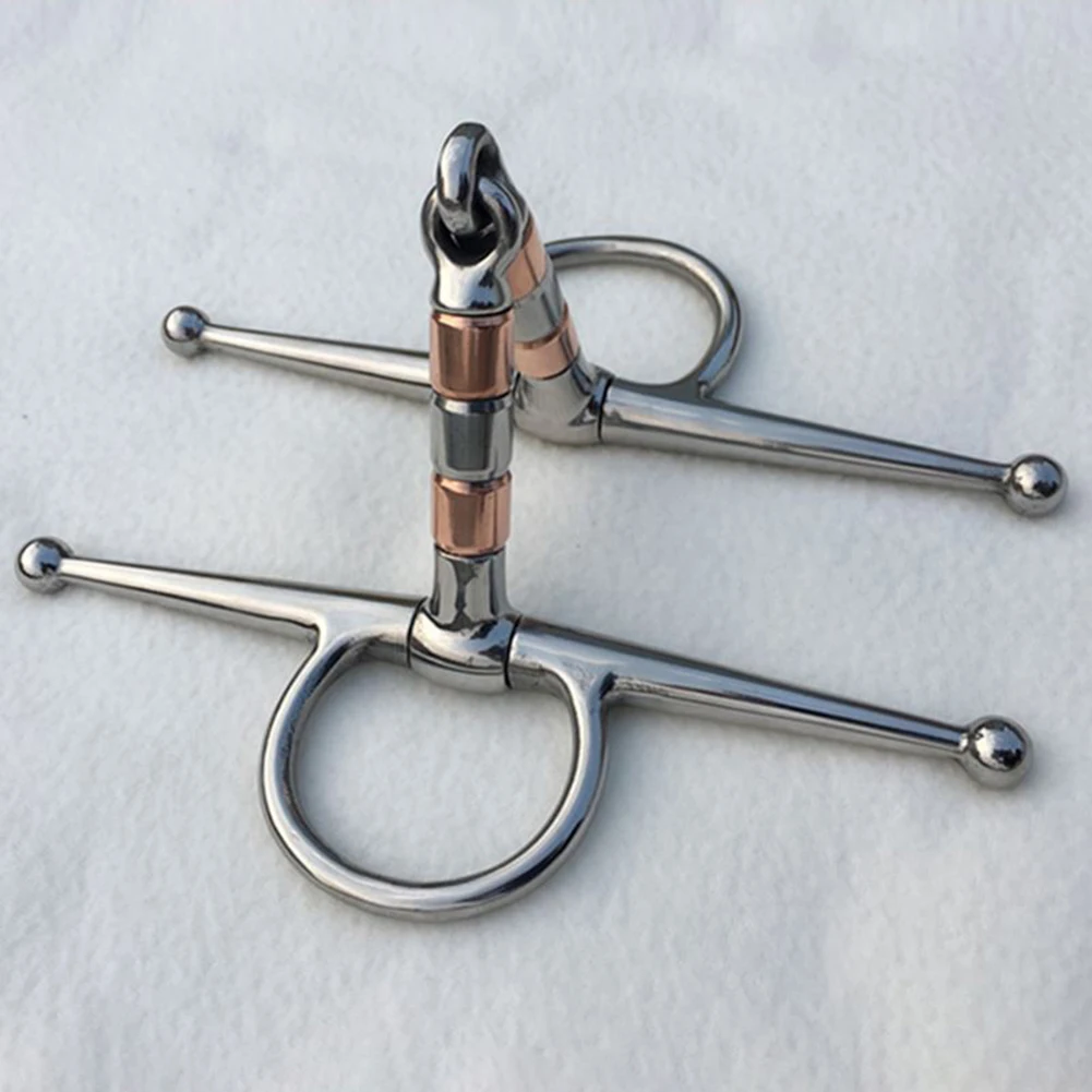 

Full Cheek Horse Bit Copper Mouth Functional Horse Tack Stainless Steel Brand New Durable And Practical Hot Sale