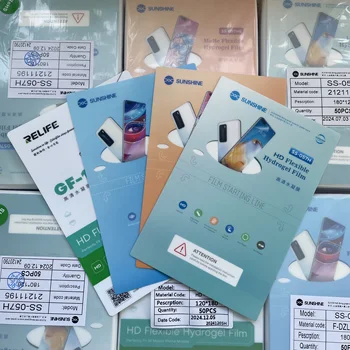 100 pz Foglio Tagliato TPU Morbido Opaco Blu Flessibile Idrogel Pellicola Meccanico Sole TUOLI Pelicula Hidrogel Macchina Da Taglio Plottter