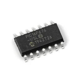 Micro ordinateur PIC16F676 I/SL PICSingle chip, op14 ICchip 