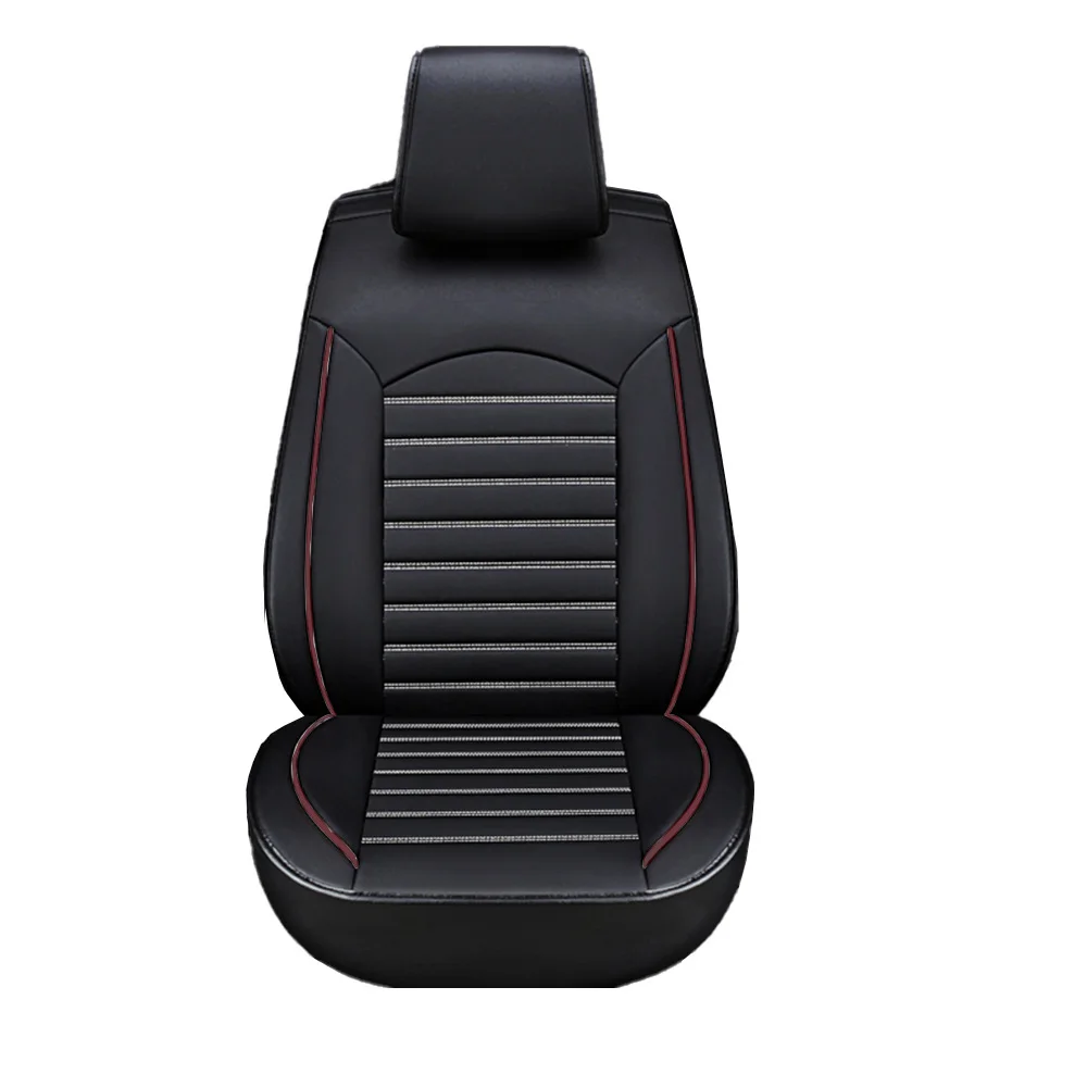 

New Car Interior Accessories Decoration Car Seat PVC Cushion Full Set Luxury Seat Cover Sport Leather Car Seat Covers