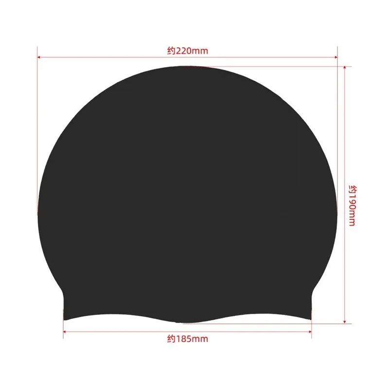 Swimming Cap Silicone Waterproof Swim Hat for Men Women Adult Kids Long Hair Pool Diving