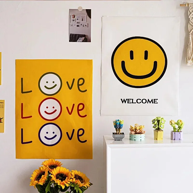Description Picture 2 of itemMini Tapestry Room Hanging Cloth Bedroom Background Wall Art Decoration