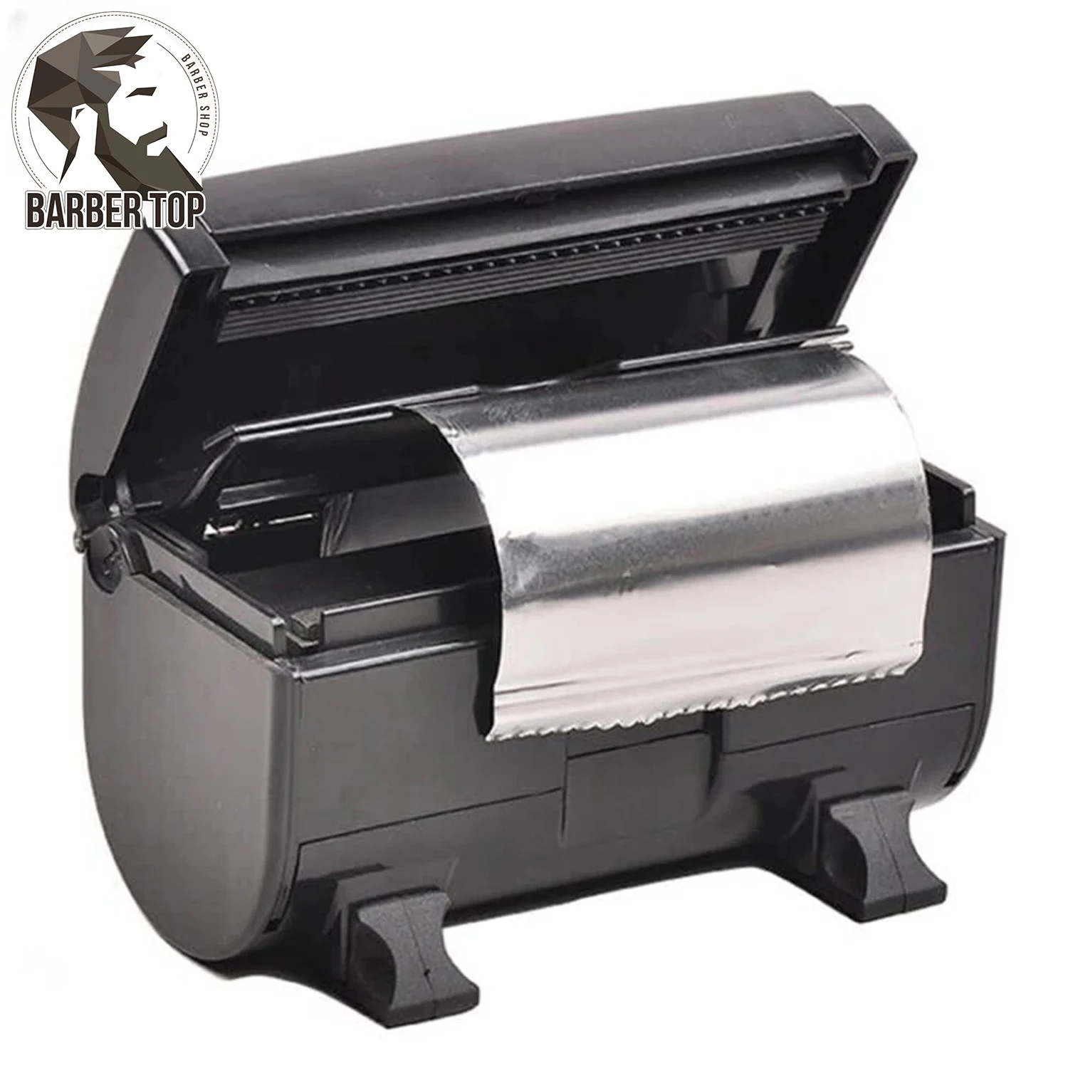 Barber Tin Foil Cutter Nail Art TinFoil Storage Box Automatic Compact Foil Paper Dispenser Hairdressing Barbershop Accessories