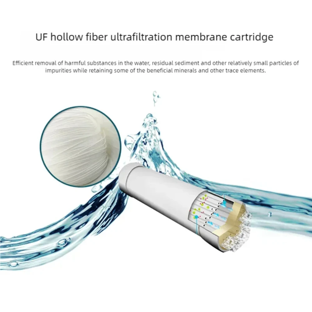 Description Picture 5 of itemWaternoble 1812 Membrane Shell Hollow Fiber 10 Inch Ultrafiltration Membrane Household Water Purifier Filter Element Replacement