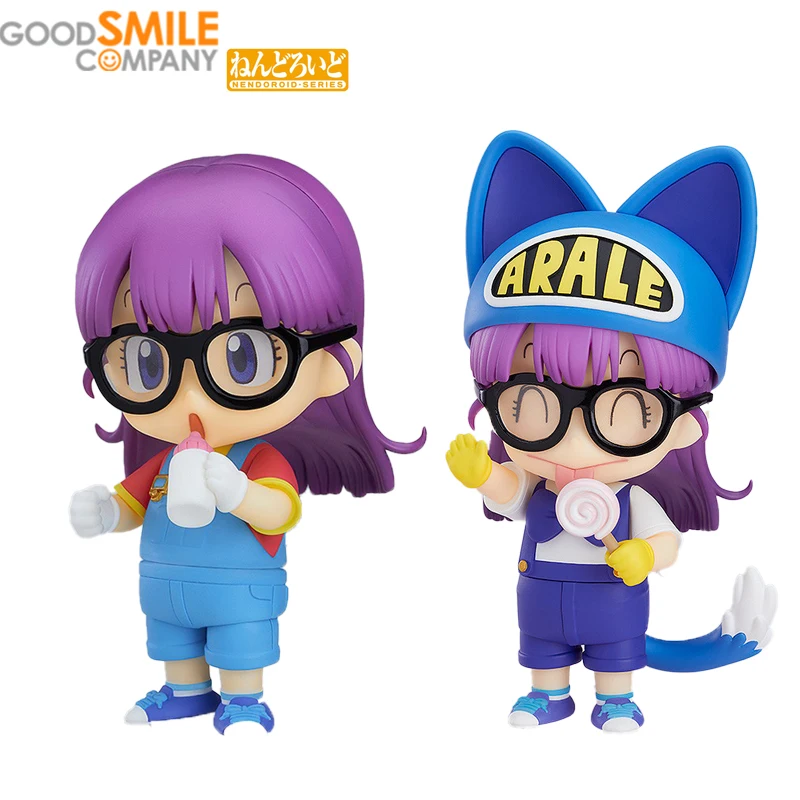 

GoodSmile Original NENDOROID GSC 1009 Arale Norimaki 900 Arale Norimaki Cat Ears Ver Gacchan Anime Figure Model Toys Doll