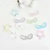 INS Acrylic Wings Shape Carabiner Korean Candy Color Card Holder Keychain Decorative Buckle Mountain Buckle Bag Pendant 4