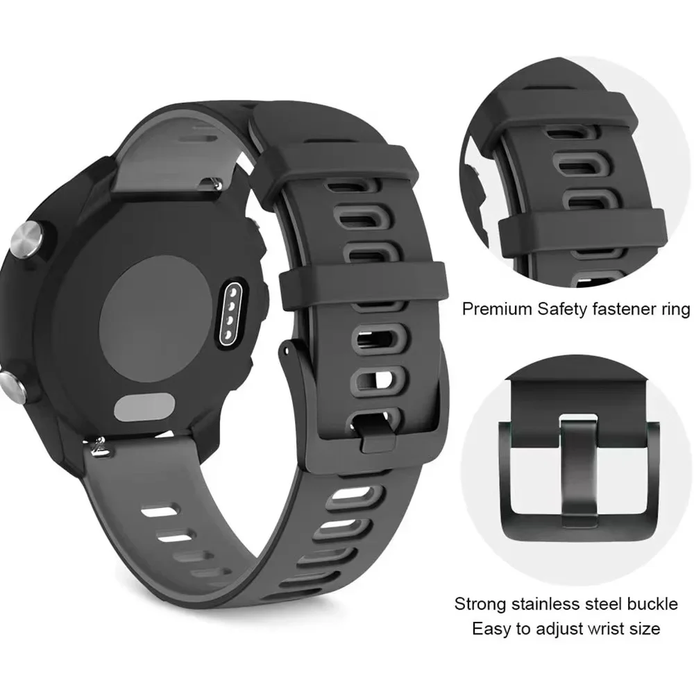 Versatile Silicone Watch Strap – Sport Bracelet Belt in Multiple Sizes
