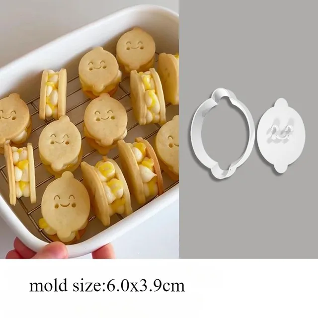 Lemon Pattern Cookie Cutter Fruit Lemon Petal Shape Fondant Stamp Cookie Biscuit Mold Baking Pastry Party Cake Decoration 4