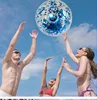 40cm Beach Balls Inflatable Beach Swim Pool Balls Toys for Kids Toddlers Outdoor Pool Game Toy Shine Water Ball with Inflator 4