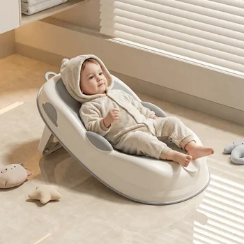Tappetino per il bagnetto con sensore di temperatura, in rete, portatile, con struttura di supporto confortevole, per neonati