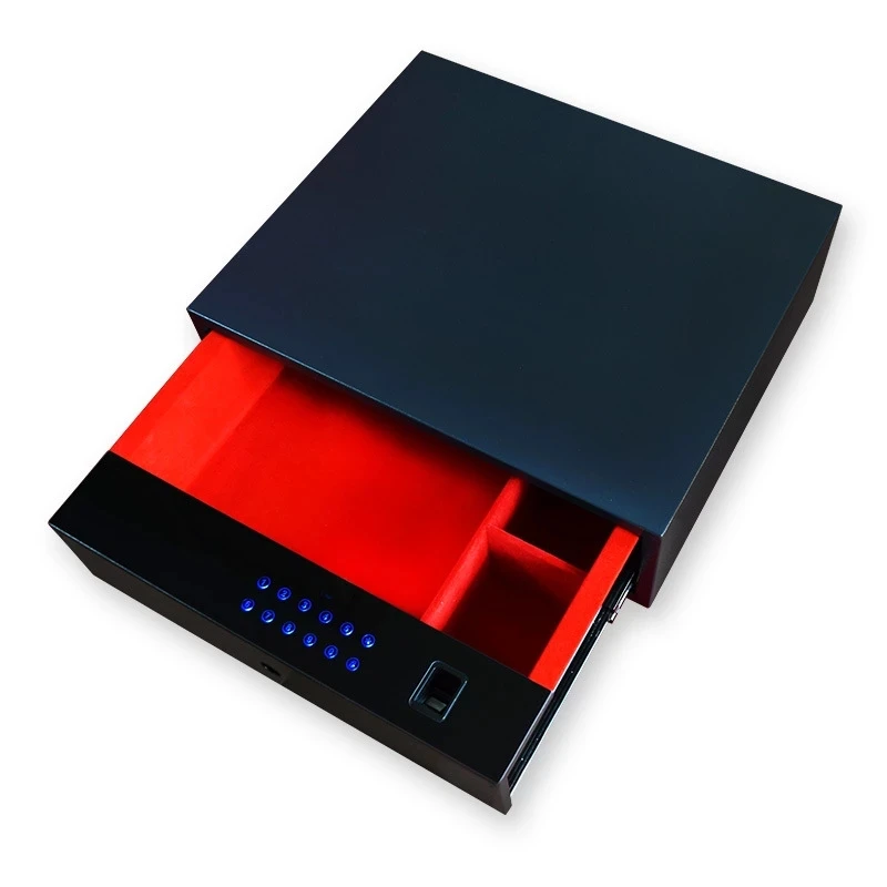 

Intelligent Metal Safe Box Digital Fingerprint Hotel Home Electronic File Cabinet Smart Storage Drawer