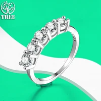 ALITREE D Color Moissanite Ring 925 Sterling Sliver Brilliant Diamond Cocktail Rings with GRA Certificate Jewelry for Women Gift 1
