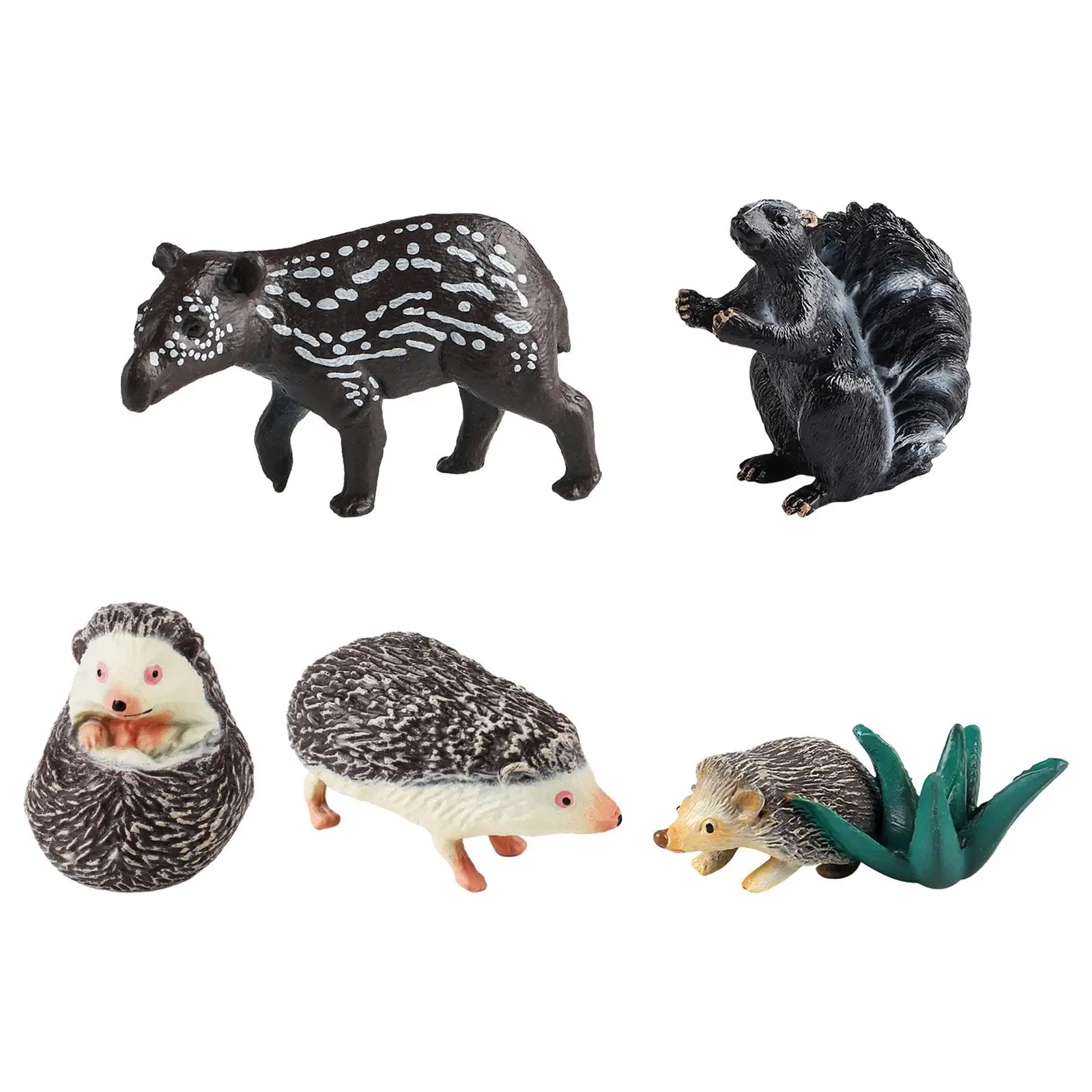 

Educational Model Miniature Animal Figure Micro Landscape Ornament Preschool Playset for Desktop Decor Parties Gifts Cake Topper