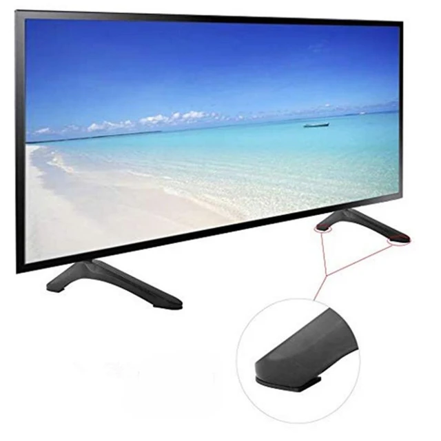 Patas de soporte de TV universales, pies de TV para televisores  LCD/LED/OLED/Plasma de 14 a 42 pulgadas, soporte de TV de repuesto de mesa  para pantalla plana y curva