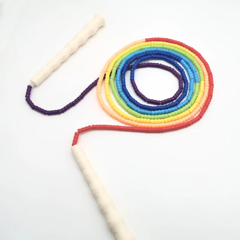 NEVERTOOLATE – corde à sauter perlée pour enfants et adultes, 17CM, poignée  de 240-260-300-360