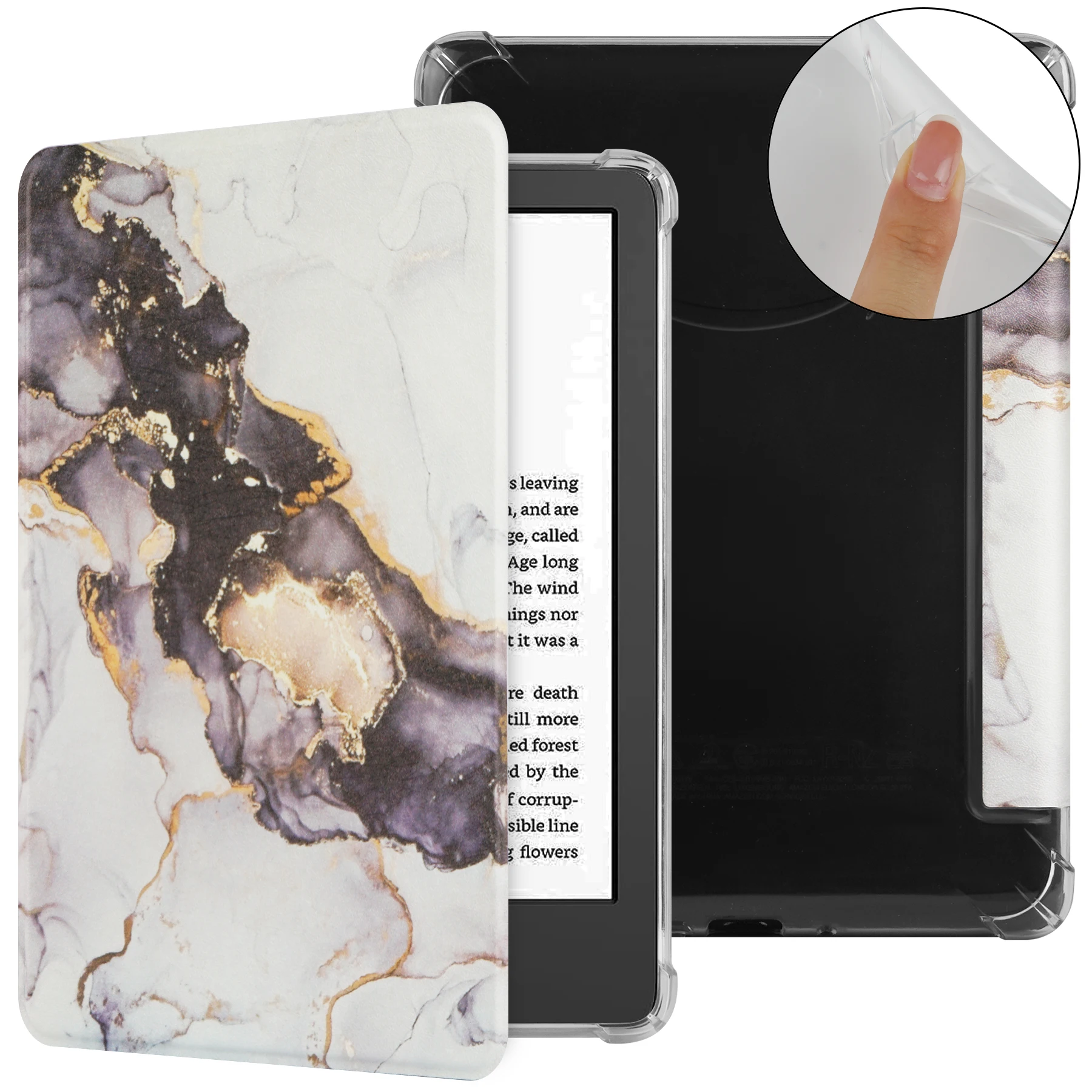 Transparent Soft TPU Cover for Kindle Paperwhite Signature Edition (2024)