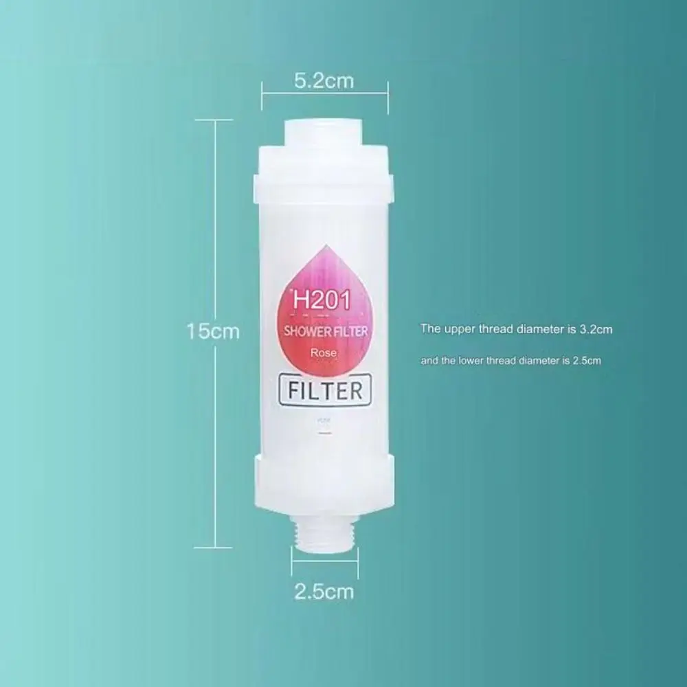 Dechlorination Shower Head Filter Rose Lavender Anti-scaling Shower Scented filter impurities Water Softener 6