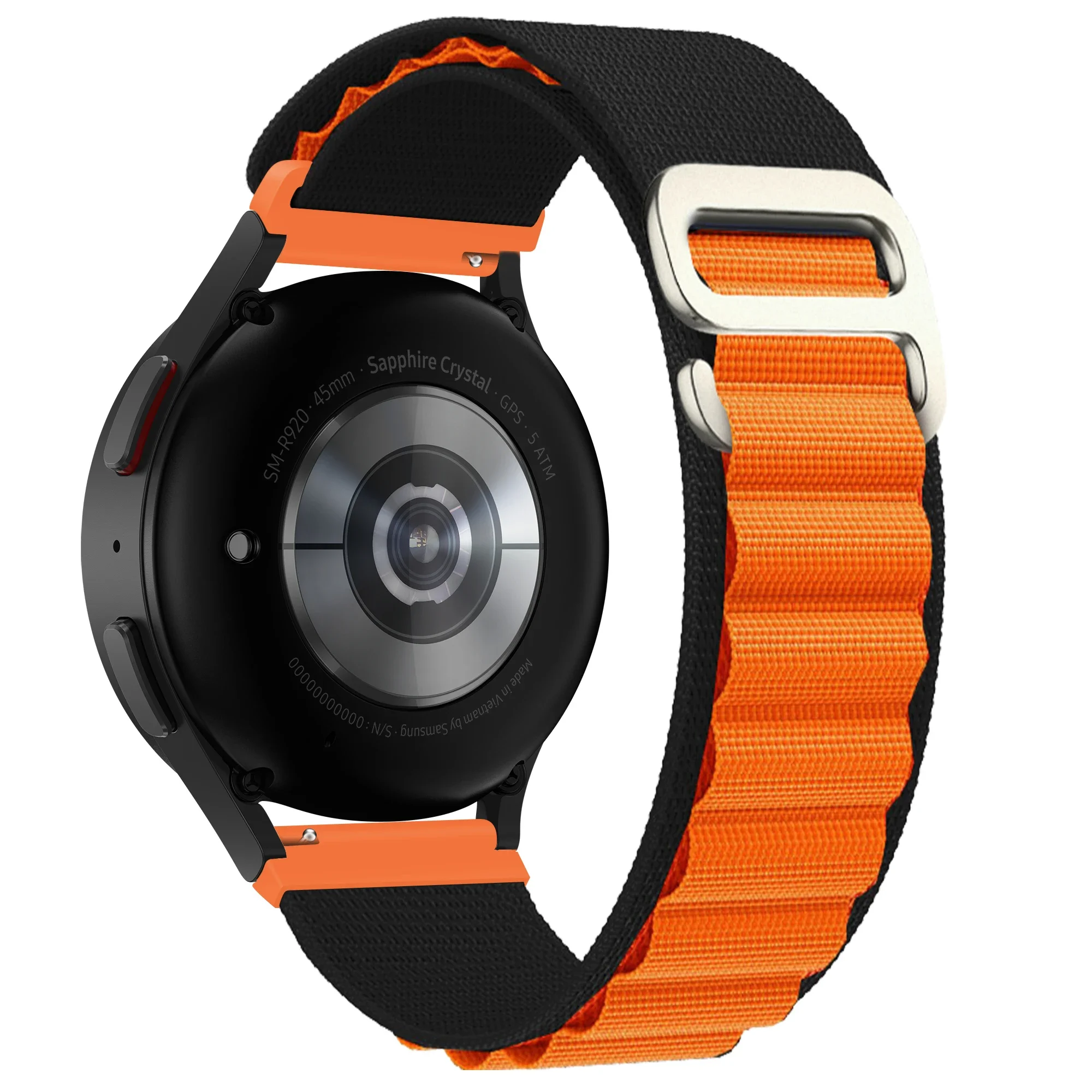 Nylon Loop Strap, Soft Sports Band Bracelet, 20mm/22mm Watchband Accessory