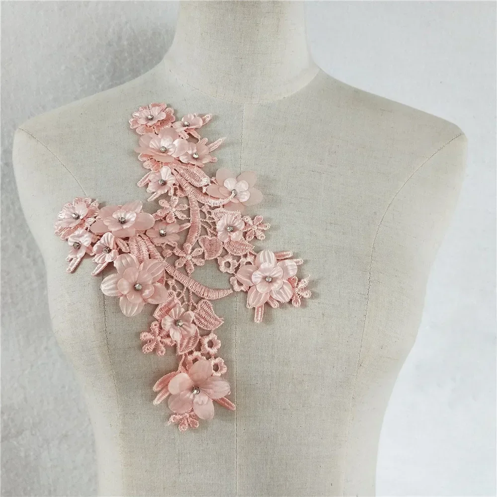Fashion style Lace Collar Embroidery Applique DIY Sewing Lace Neckline Decoration Wedding Dress Accessories Craft Supplies lace garment accessories lace sewing supplies lace decoration lace accessories lace sewing accessories clothing craft accessories