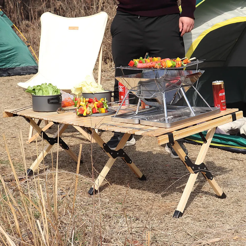 Table pliante pour le barbecue