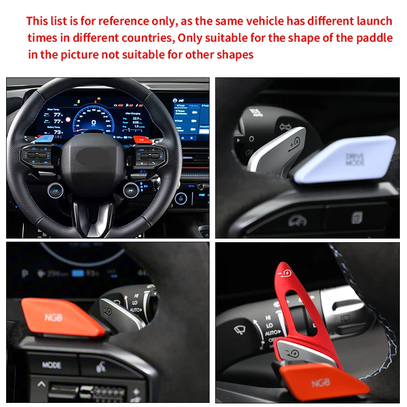 Palettes De Changement De Vitesse Pour Hyundai IONIQ 5N/6N - En Alliage D'aluminium, Design Moderne