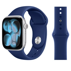 Versatile Silicone Strap - 44 45 46 49 mm (Cobalt blue)