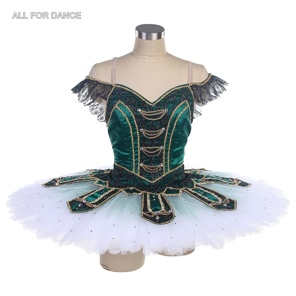 B24011 La Esmeralda Variation Ballet Dancing Tutu Girls Women Stage Performance O Competition Pancake Ballet Costumse Tutus