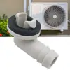 Conditioner Drain Connector Hard Drain Hose Connector Plastic Poratble  High Quality Anti-crack Air Conditioning Unit 6