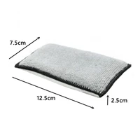 12PCS Car Detailing Sponge Car Interior Cleaning Wash Pad Soft Absorbent Detailing Scrub Pad No Scratch Scrubbing Suede Sponge 2