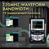 TOOLTOP ET120M 2.4-Inch Screen Digital Oscilloscope 120MHz Analog Bandwidth 1Mhz Square Wave Signal Output Handheld Oscilloscope 3
