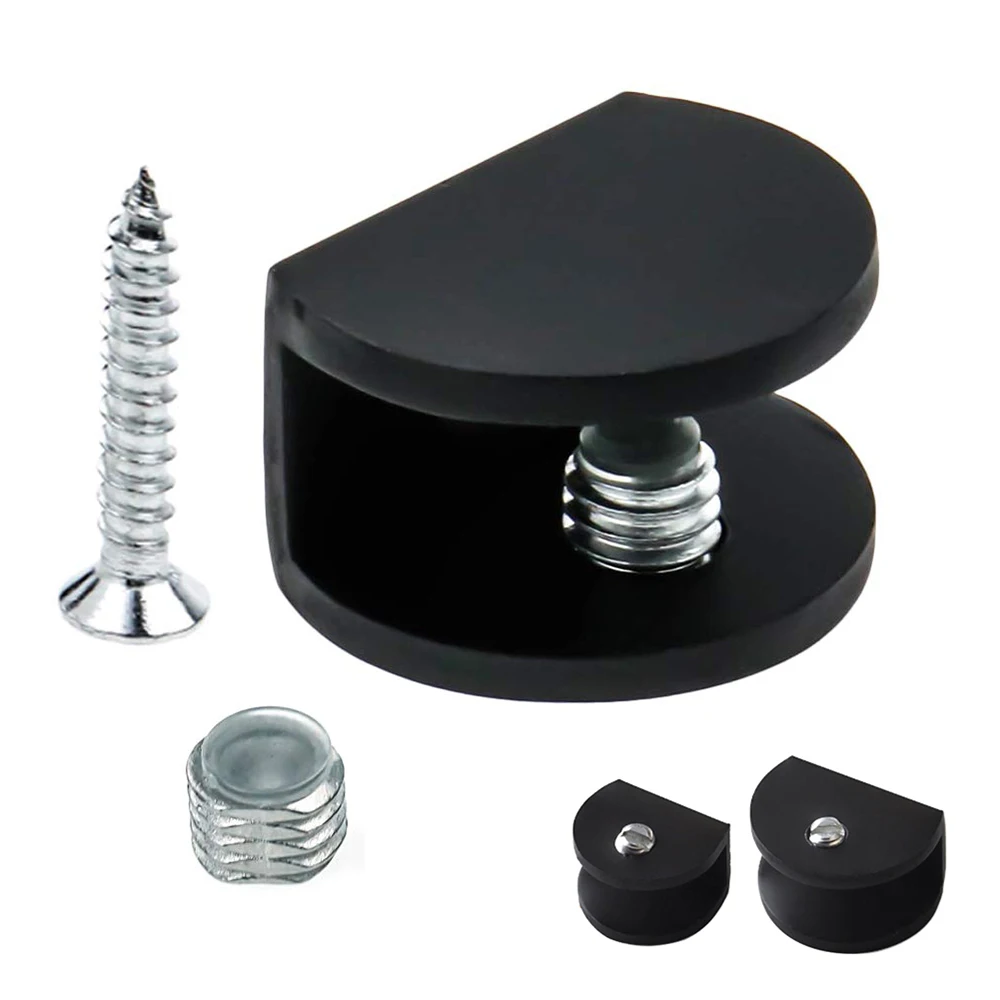 1 Piece Aluminum Alloy Semi-circular Glass Heated Bed Clip Clamp Glass Clip Fixed Support Bracket for Thick