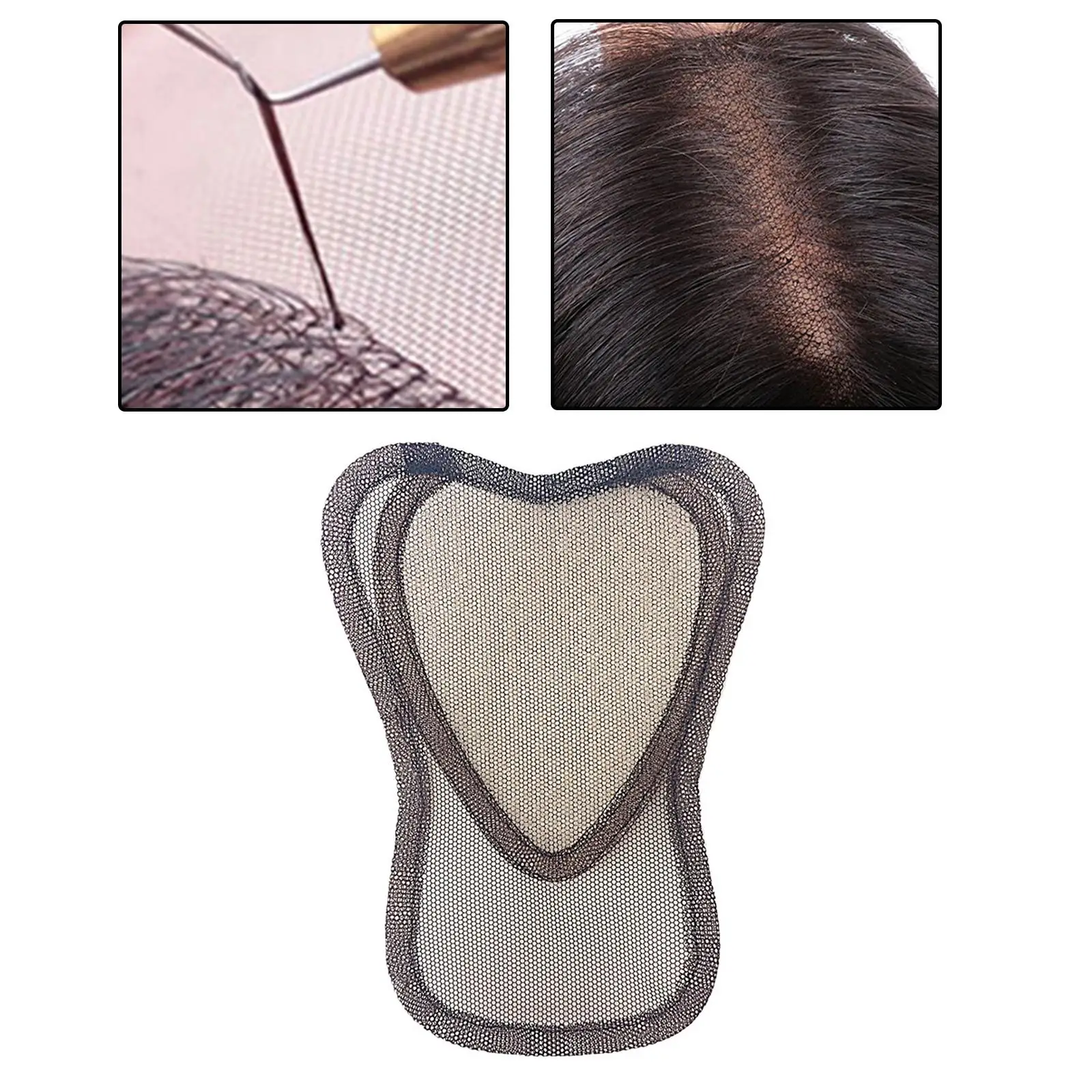 Wig Cap Heart Shape Hair Net Thin Women Elastic Invisible Stretchy Nylon Real for Cosplay Stocking Stretchy Wig Caps Accessories