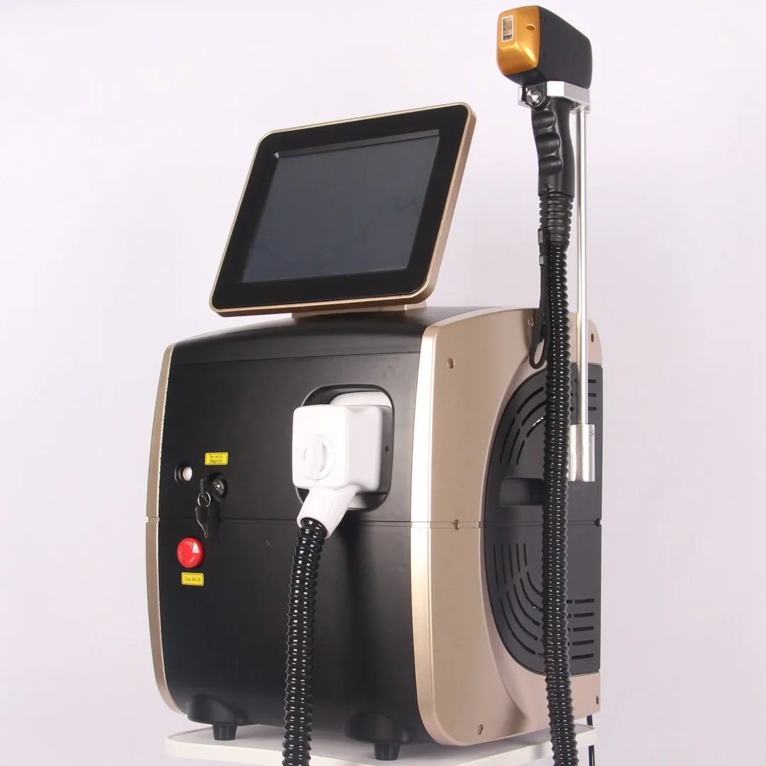 Body Hair Removal Machine Professional Diode Ice Titanium Laser 2024 Portable 808 755 Alexandrite Device 4 waves IPL Permanent