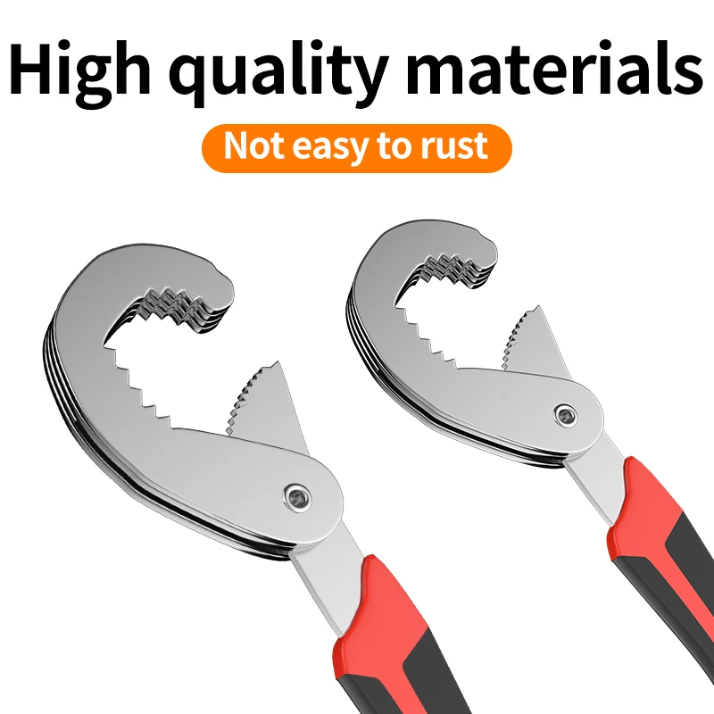 Adjustable Open End Double Wrench Multifunctional Universal Pipeline High Carbon Steel Wrench Set Manual Hardware Grip Tool wrench set