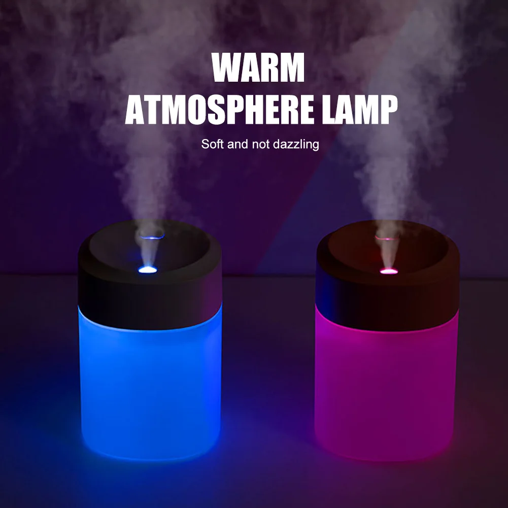 Mini Humidificateur USB Avec Lumières LED - 2 Modes De Brumisation | Autonomie 4h | Parfait Pour Voiture, Bureau Et Chambre