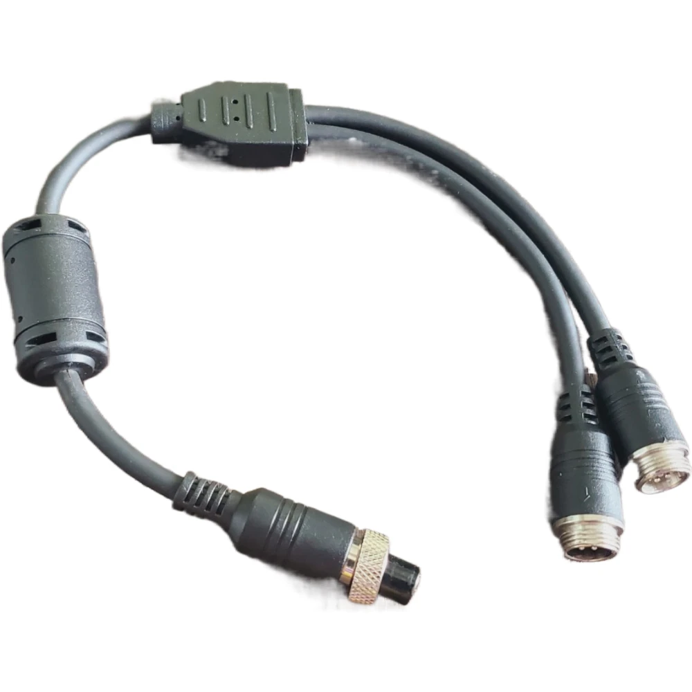 LAB599 TX 500 GX12 7 Pin Y Cable Head Aviation Socket Connector