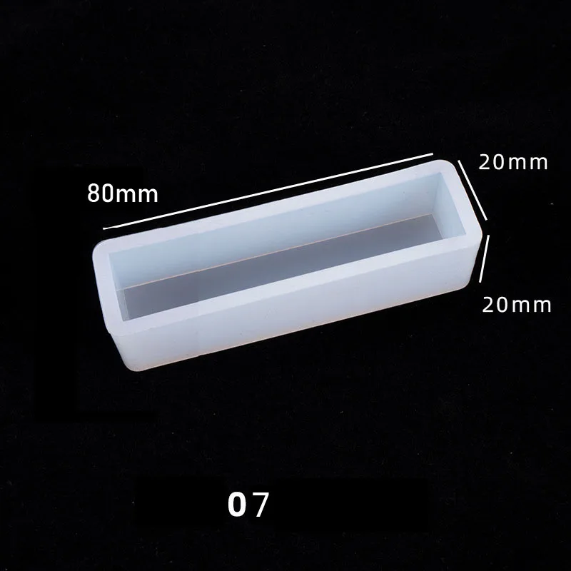 Cuboid Cube Resin Moulds Crystal Epoxy DIY Jewelry Pendant Storage Tray Square Rectangular Casting Accessories Silicone Mold