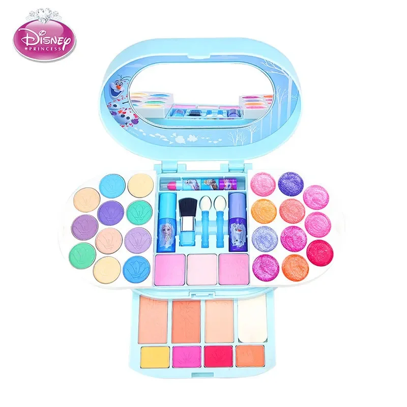 Disney Princess frozen 2 Original  real Makeup Makeup Toy Set  Girl Gift Playhouse Fashion Toys 2