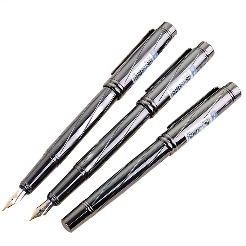 

Quality School Supplies Luxury Classic Stationery Metal Business Fountain Pen Luxury Ink Pen Signature Pen Writing Pen