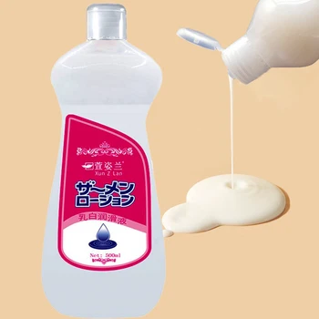 500ml Large Capacity Semen Lubricant For Adults Men Women Sexy Toys Sex Viscous Lube Water Based Oil Lubricating Anal Vaginal 1