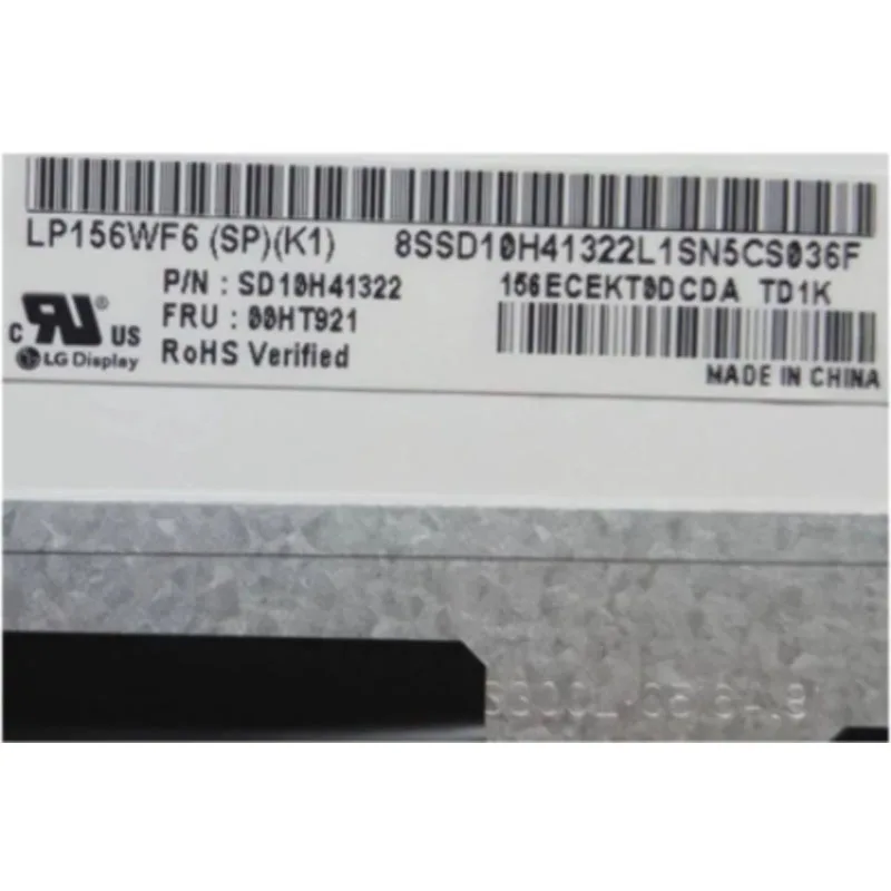 para Thinkpad P50 P51 P50s E560 E565 L590 L580 L570 L560 E570 E575 15.6 Magro Fhd Ips Tela Lcd Nv156fhm N42 Lp156wf6 Spk1 k6 - Imagem 4
