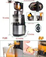 Cold Press Juicer Machine,Anti-Oxidation for Fruit and Vegetable 2